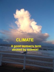 Warming & Climate – Confusing Terminology – Accidentally?